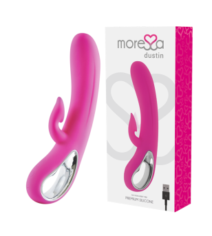 MORESSA - DUSTIN ONDES STIMULANTES CLITORIALES ET VIBRATIONS PUISSANTES SILICONE PREMIUM RECHARGEABLE