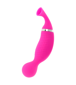 MORESSA - KIRK DUO ONDES STIMULANTES + MASSEUR MULTIFONCTION RECHARGEABLE EN SILICONE PREMIUM