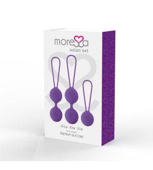 MORESSA - OSIAN SET PREMIUM SILICONE LILAS