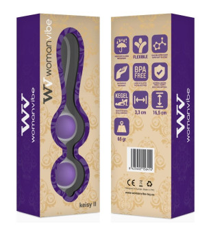 WOMANVIBE - BALLES EN SILICONE VIBE KEISY II