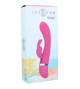 INTENSE - VIBRATEUR DE LUXE EN SILICONE ROSE HILARI