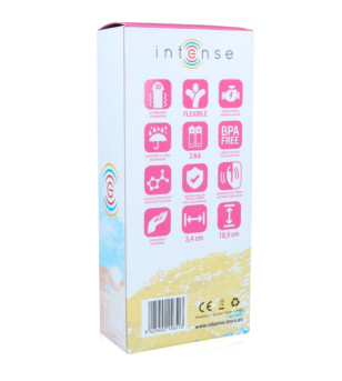 INTENSE - VIBRATEUR DE LUXE EN SILICONE ROSE HILARI