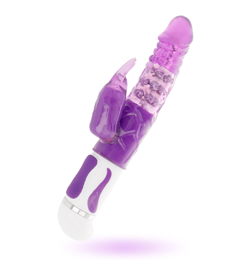 INTENSE - VIBRATEUR ROTATEUR GUPPY LILAS