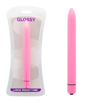 GLOSSY - VIBRATEUR SLIM DEEP ROSE