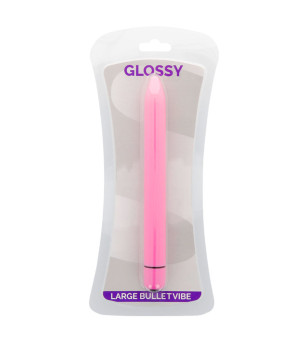 GLOSSY - VIBRATEUR SLIM DEEP ROSE