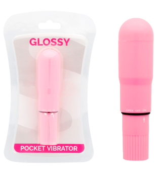 GLOSSY - VIBRATEUR DE POCHE ROSE