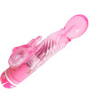 BAILE - VIBRATEUR MULTIVITESSES AVEC STIMULATEUR ROSE