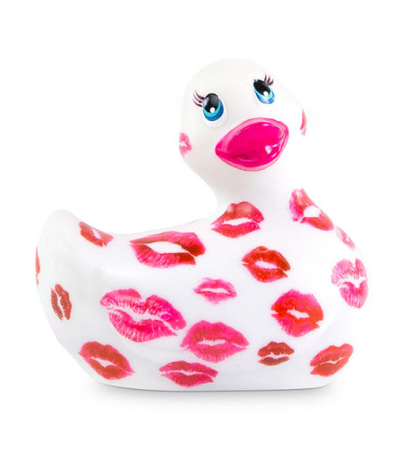 BIG TEASE TOYS - JE FRAPPE MON DUCKIE 2.0  ROMANCE (BLANC ET ROSE)