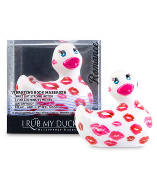 BIG TEASE TOYS - JE FRAPPE MON DUCKIE 2.0  ROMANCE (BLANC ET ROSE)