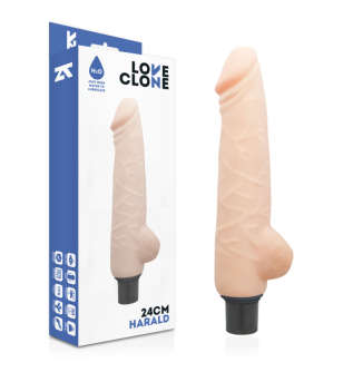 LOVECLONE - VIBRATEUR AUTOLUBRIFIANT HARALD 24 CM -O- 4 CM