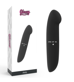 GLOSSY - VIBRATEUR PHIL NOIR