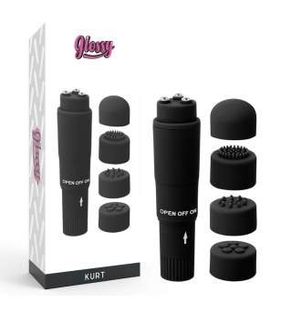 GLOSSY - MASSEUR DE POCHE KURT NOIR
