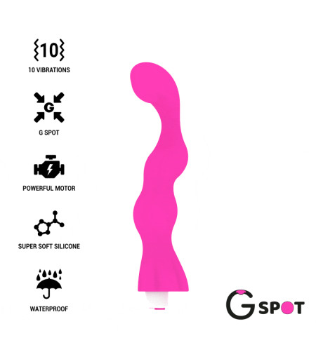 G-SPOT -  GEORGE G-SPOT VIBRATEUR GOMME ROSE