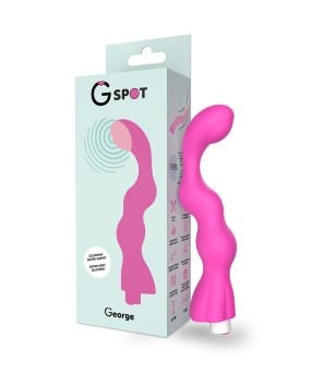 G-SPOT -  GEORGE G-SPOT VIBRATEUR GOMME ROSE