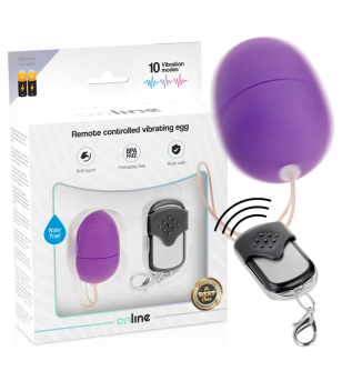 ONLINE - OEUF VIBRANT TÉLÉCOMMANDE S LILAS