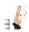 BASECOCK - VIBRATEUR RÉALISTE TÉLÉCOMMANDE NOIR 18.5 CM -O- 4CM