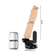 BASECOCK - VIBRATEUR RÉALISTE TÉLÉCOMMANDE NOIR 20 CM -O- 4 CM
