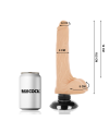 BASECOCK - VIBRATEUR RÉALISTE 2-1 NOIR 18.5 CM -O- 4 CM