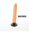 BASECOCK - VIBRATEUR RÉALISTE 2-1 NOIR 20 CM -O- 4 CM