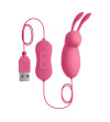 OMG - CUTE RABBIT PUISSANT VIBRATEUR ROSE USB