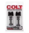 CALEXOTICS - VENTOUSES COLT AVEC ONDES STIMULANTES POUR LE TÉTON, NOIRES