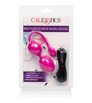 CALEXOTICS - RECHARGEABLE DOUBLE KEGEL ROSE