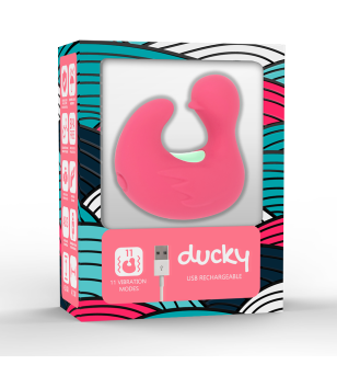 HAPPY LOKY - DUCKYMANIA DOIGT STIMULATEUR EN SILICONE RECHARGEABLE