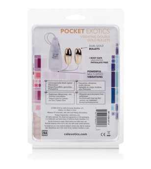 CALEXOTICS - BALLES VIBRANTES DUO OR