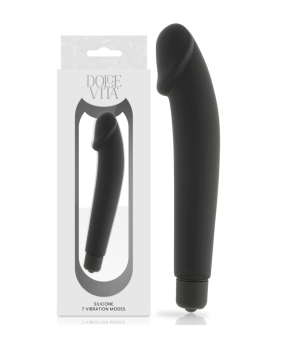 DOLCE VITA - REALISTIC BLACK SILICONE