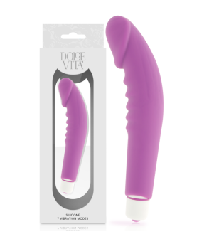 DOLCE VITA - REALISTIC PLEASURE PURPLE SILICONE