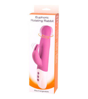 SEVEN CREATIONS - VIBRATEUR EUPHORIC BUNNY AVEC ROTATION LILAS