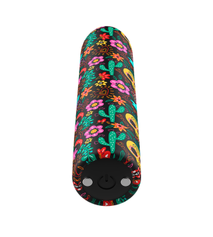 CUSTOM BULLETS - BULLETS PERSONNALISÉS RECHARGEABLE FLORAL 10 INTENSITIES