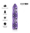 CUSTOM BULLETS - RECHARGEABLE SNAKE PURPLE MAGNETIC BULLET 10V