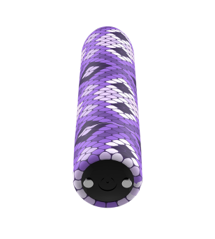 CUSTOM BULLETS - RECHARGEABLE SNAKE PURPLE MAGNETIC BULLET 10V