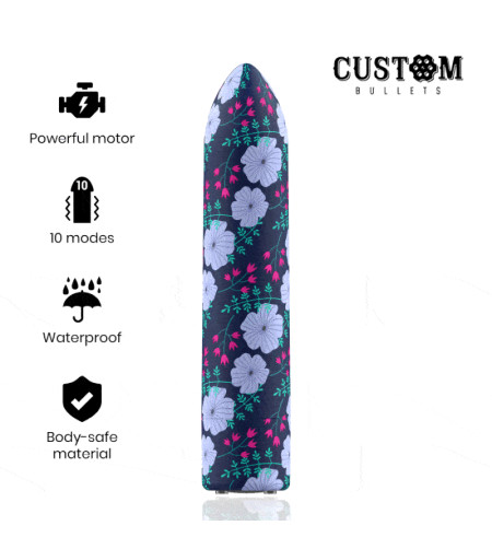 CUSTOM BULLETS - PERSONNALISÉS RECHARGEABLE PRINTEMPS 10 INTENSITIES