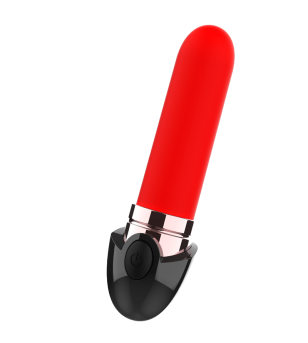 COQUETTE CHIC DESIRE - VIBRATEUR RECHARGEABLE ROUGE A LÈVRES NOIR/ OR