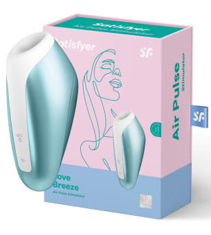 SATISFYER - LOVE BREEZE SUCCIONADOR BLEU GLACE