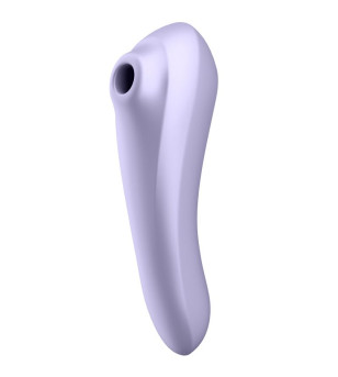 SATISFYER - VIBRATEUR DUAL PLEASURE AIR PULSE MAUVE