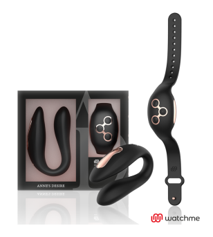 ANNE'S DESIRE - DUAL PLEASURE TECNOLOG A WATCHME NOIR/OR