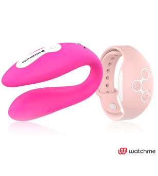 WEARWATCH - VIBRATEUR WATCHME DOUBLE TECHNOLOGIE FUCHSIA / ROSE