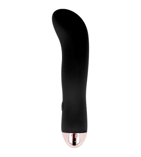 DOLCE VITA - VIBRATEUR RECHARGEABLE DEUX NOIR 7 VITESSES