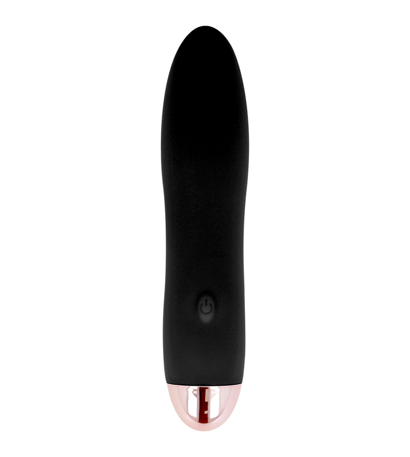 DOLCE VITA - VIBRATEUR RECHARGEABLE QUATRE NOIR 7 VITESSES