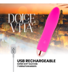 DOLCE VITA - VIBRATEUR RECHARGEABLE QUATRE ROSE 7 VITESSES