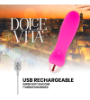 DOLCE VITA - VIBRATEUR RECHARGEABLE CINQ ROSE 7 VITESSES