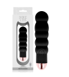 DOLCE VITA - VIBRATEUR RECHARGEABLE SIX NOIR 7 VITESSES