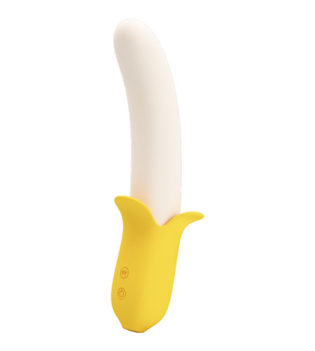 PRETTY LOVE - BANANA GEEK SUPER POWER 7 VIBRATIONS UPDOWN SILICONE NOIR