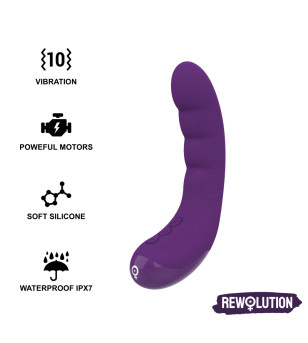 REWOLUTION - REWOCURVY VIBRATEUR FLEXIBLE RECHARGEABLE