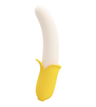 PRETTY LOVE - BANANA GEEK SUPER POWER 7 VIBRATIONS UPDOWN SILICONE NOIR