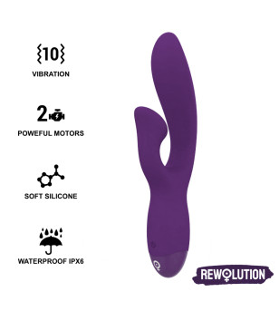 REWOLUTION - REWOFUN VIBRATEUR FLEXIBLE AVEC LAPIN
