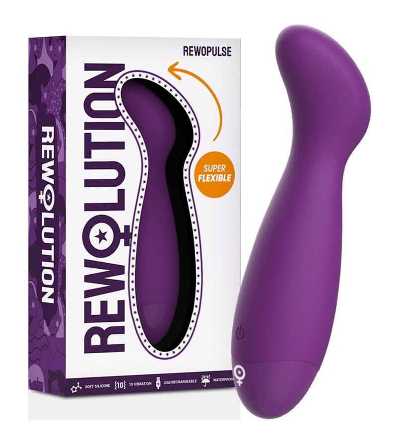 REWOLUTION - REWOPULSE VIBRATEUR FLEXIBLE STIMULATEUR DE POINT G